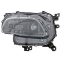LH HEADLAMP ASSY COMPOSITE; HALOGEN; BLACK TRIM; CHEROKEE 1417