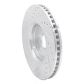 R1 15-21 Ford Fusion Front Right Drilled & Slotted Silver Brake Rotor