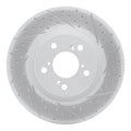 R1 09-14 Acura TL Front Right Drilled & Slotted Geoperformance Rotor