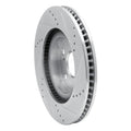 DFC 19-24 Subaru Forester Front Left Drilled & Slotted Silver Brake Rotor