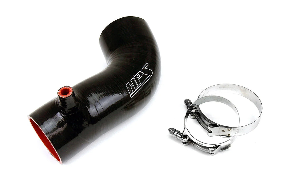 HPS Performance Black Reinforced Silicone Post MAF Air Intake Hose Kit for Acura 13-15 ILX