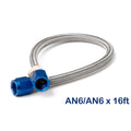 6AN-16 FT. HOSE BLUE