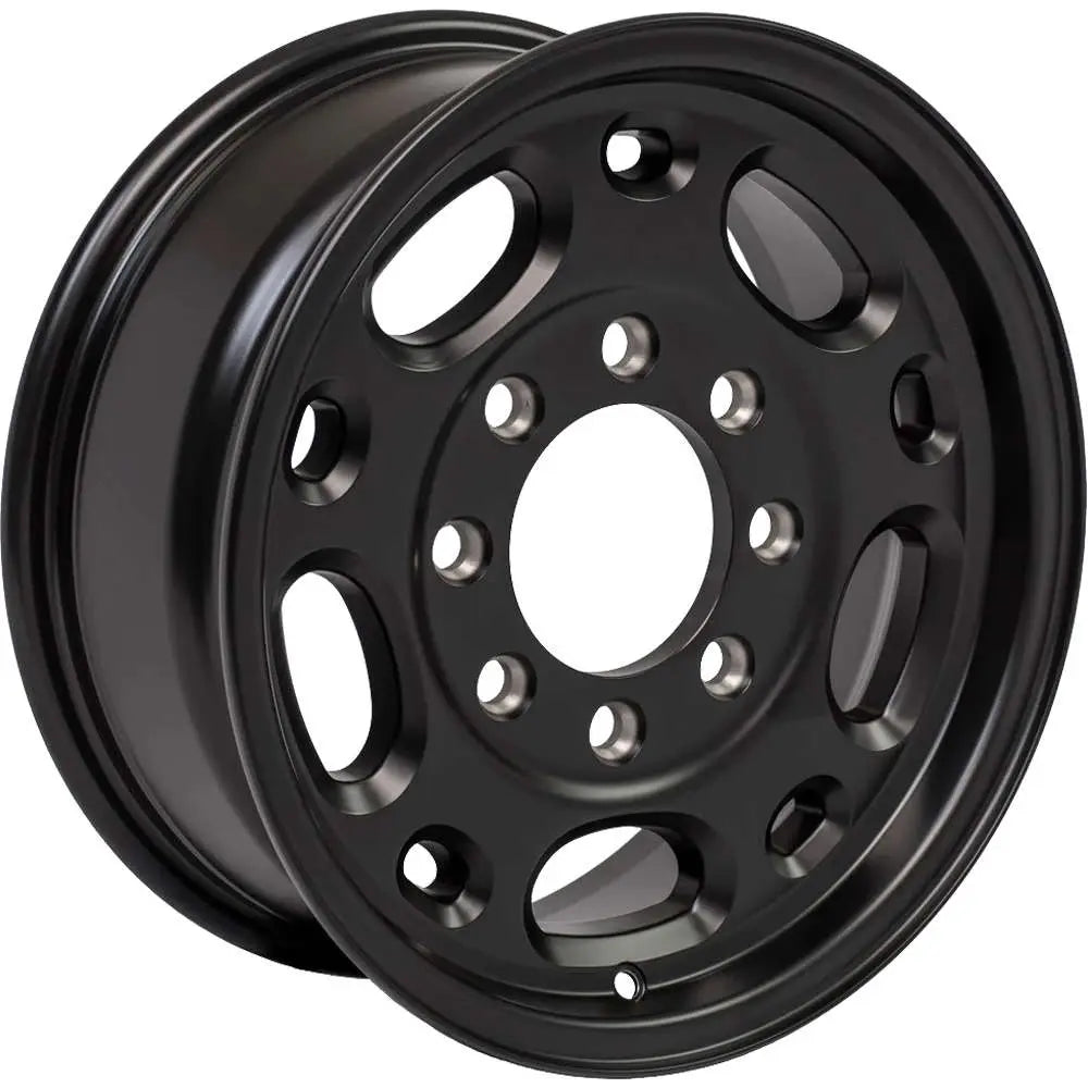 16 IN REPLICA WHEEL CV82 FITS CHEVROLET 8 LUG SUBURBAN RIM 16X6.5 BLACK WHEEL