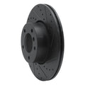R1 07-21 BMW 220i (Mexico) Front Right Drilled & Slotted Black Brake Rotor