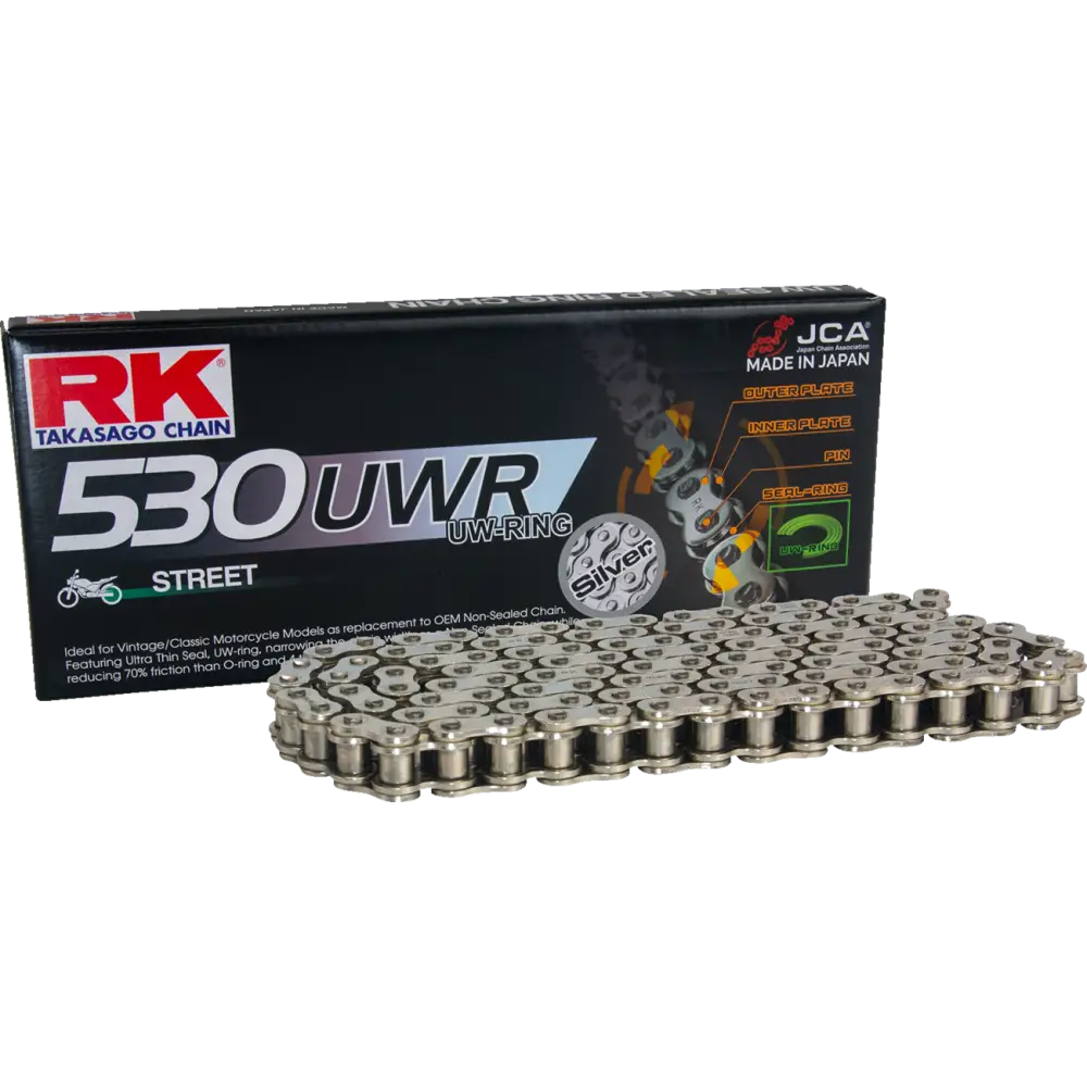 RK Racing silver auto part