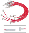 Super Conductor Spark Plug Wire Set Jeep 4.0L, 6 Cyl., '93-'98 For Use Ons '93-'98 Jeep 4.0L, 6 Cyclinder Engines, Red Jacket MSD Ignition