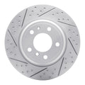 DFC 91-01 BMW 850Ci Rear Left Drilled & Slotted Geoperformance Rotor