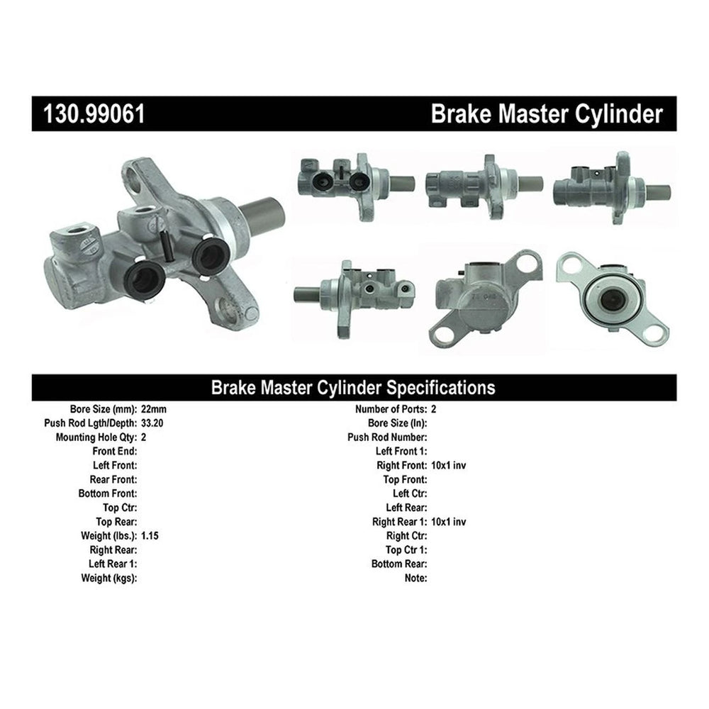 PREMIUM BRAKE MASTER CYLINDER