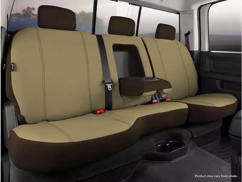 0511 DAKOTA SP SEAT COVER TAUPE REAR SPLIT 40/60