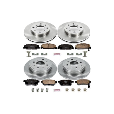 Power Stop 92-95 Honda Civic Front & Rear Autospecialty Brake Kit