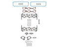 Fel-Pro Chevrolet Impala MIK 98003 T Engine Intake Manifold Gasket Set