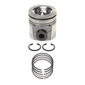 PISTON WITH RINGS