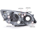 LH HEADLAMP ASSY COMPOSITE; COMBINTION LAMP; IS300 0105