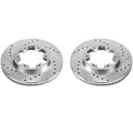 Power Stop 85-86 Nissan 720 Front Evolution Drilled & Slotted Rotors - Pair