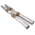 MBRP 15-19 Ford Mustang GT 2.5in Resonator Delete X-Pipe - AL