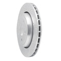 DFC 12-25 Dodge Durango Rear Left Drilled & Slotted Silver Brake Rotor