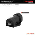 REPLACEMENT INLET ALUMINUM FOR 1IN AOD PUMP