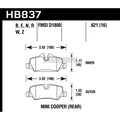 Hawk 14-19 Mini Cooper DTC-30 Rear Motorsports Brake Pads