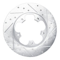 DFC 15-25 Ford Transit-250 Rear Right Drilled & Slotted Silver Brake Rotor