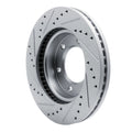 DFC 19-25 Ford Bronco Front Right Drilled & Slotted Silver Brake Rotor