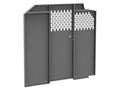 POLYCARBONATE PANELS TO COVER CNTR&CURB PERFORATIONS (USE WITH 40640)
