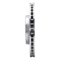 R1 Concepts Brake Rotor Drilled and Slotted Silver Fits Volvo C70