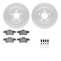 DFC 13-18 Ford Transit Connect Rear Geospec Rotors with 5000 Advanced Brake Pads w/Hardware