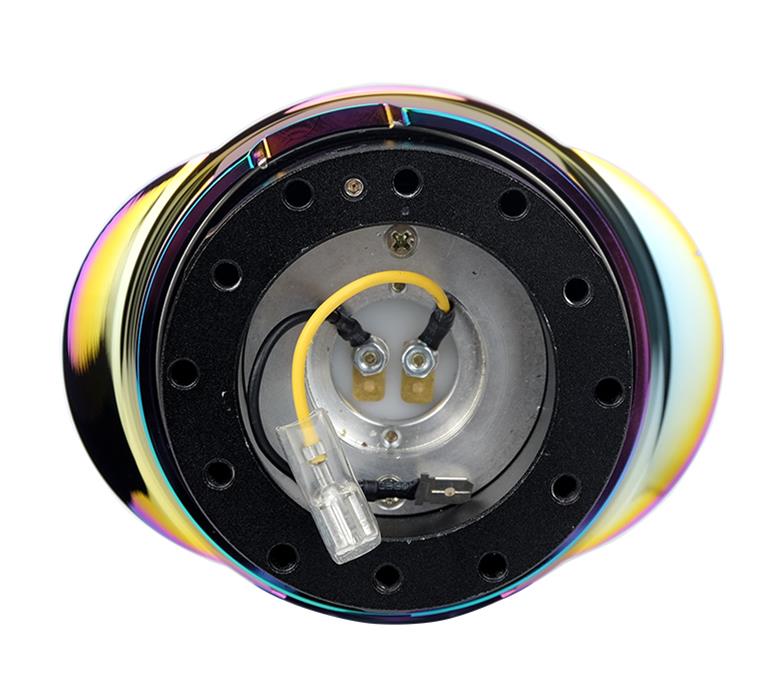 NRG Quick Release Kit - Black Body/ Multicolor Oval Ring