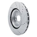 DFC 17-25 Acura INTEGRA Front Left Drilled & Slotted Silver Brake Rotor
