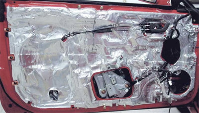 DOOR CUSTOM INSULATION KIT POLYMER BLACK BACKING SILVER