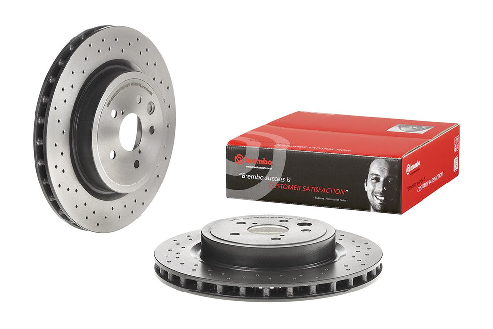 Brembo 08-14 Lexus IS F Rear Premium UV Coated OE Equivalent Rotor