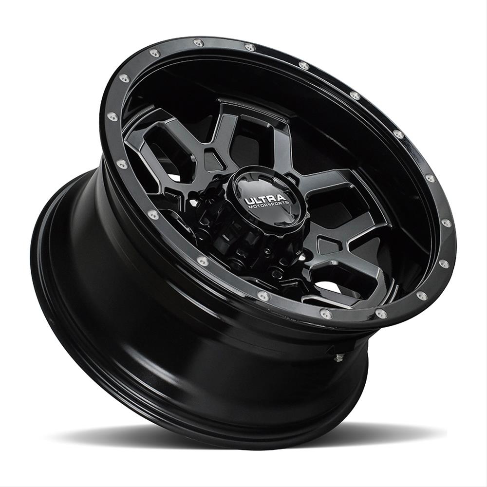 Ultra Wheel black auto part