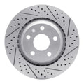 DFC 08-15 Audi Tts Quattro Rear Right Drilled & Slotted Geoperformance Rotor