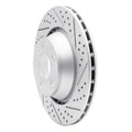 DFC 08-15 Audi Tts Quattro Rear Right Drilled & Slotted Geoperformance Rotor