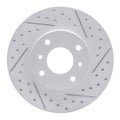 DFC 93-06 Infiniti G20 Front Right Drilled & Slotted Geoperformance Rotor