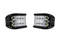 Cali Raised 10-24 Toyota 4Runner Low Profile Led Ditch Light Brackets Kit - Brackets W/ 27W Side Pro