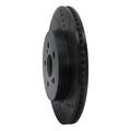 R1 19-25 Toyota Corolla (Mexico) Front Right Drilled & Slotted Black Brake Rotor