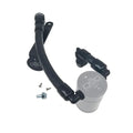 J&L 11-17 Ford Mustang GT (w/Roush/VMP Supercharger) Driver Side Oil Separator 3.0 - Clear Anodized