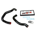 HPS Performance Black Reinforced Silicone Radiator Hose Kit Coolant for Nissan 89-98 240SX w/ KA
