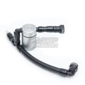 J&L 11-17 Ford Mustang GT (w/Roush/VMP S/C) Passenger Side Oil Separator 3.0 - Clear Anodized