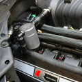 J&L 11-17 Ford Mustang GT (w/Roush/VMP S/C) Passenger Side Oil Separator 3.0 - Clear Anodized