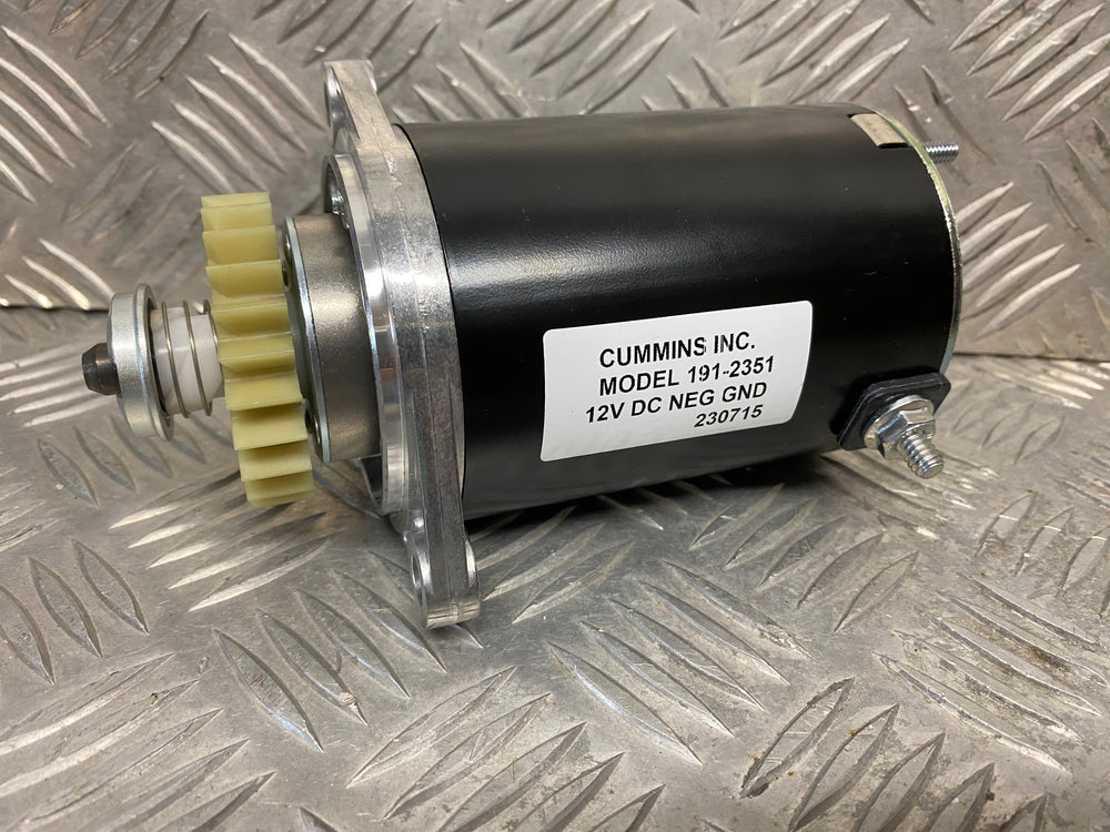 CUMMINS/ONAN STARTER MOTOR W/24 TOOTH COUNT GEAR COUNTER CLOCKWISE ROTATION 12V