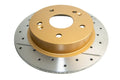 DBA 06-15 Acura CSX Rear Street Series Drilled & Slotted Rotor w/Gold Hat
