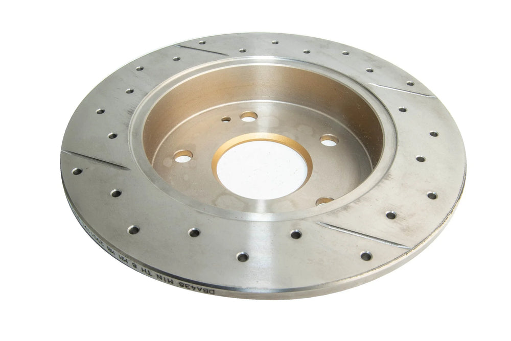 DBA 06-15 Acura CSX Rear Street Series Drilled & Slotted Rotor w/Gold Hat
