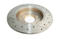 DBA 06-15 Acura CSX Rear Street Series Drilled & Slotted Rotor w/Gold Hat