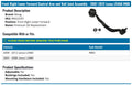 MOOG 07-12 Lexus LS460 Front Right Lower Forward Control Arm