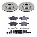 Power Stop 03-11 Saab 9-3 Rear Track Day SPEC Brake Kit