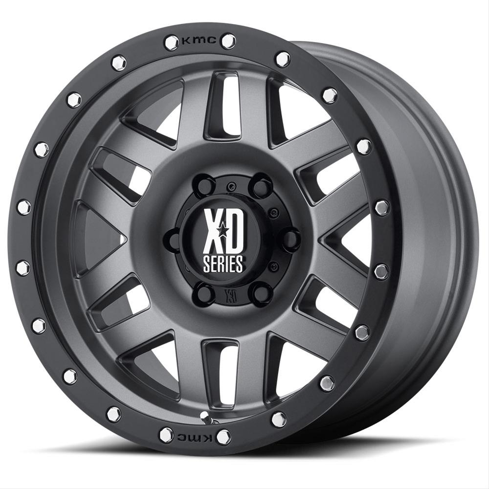 XD128 20X10 6X5.5 M-GRY BLK-RING -24MM