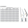 BLK 23IN SGL BEND REPLACEMENT LEVER KIT COMPRESSION STYLE