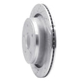 R1 02-24 Chrysler ASPEN Rear Left Drilled & Slotted Silver Brake Rotor